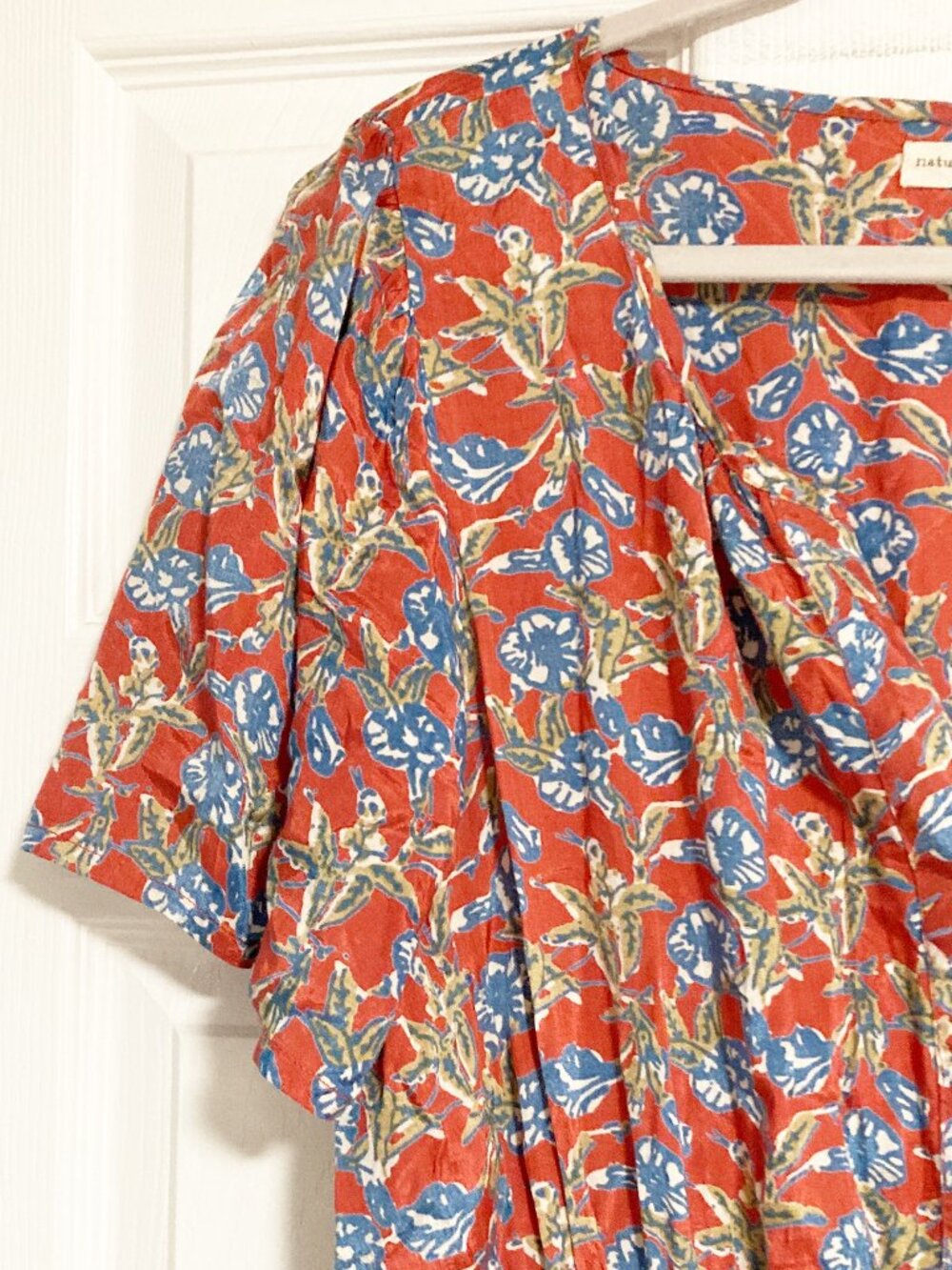 Natural Life V-Neck Floral Maxi Dress with Pockets Size XL - Picture 3 of 6